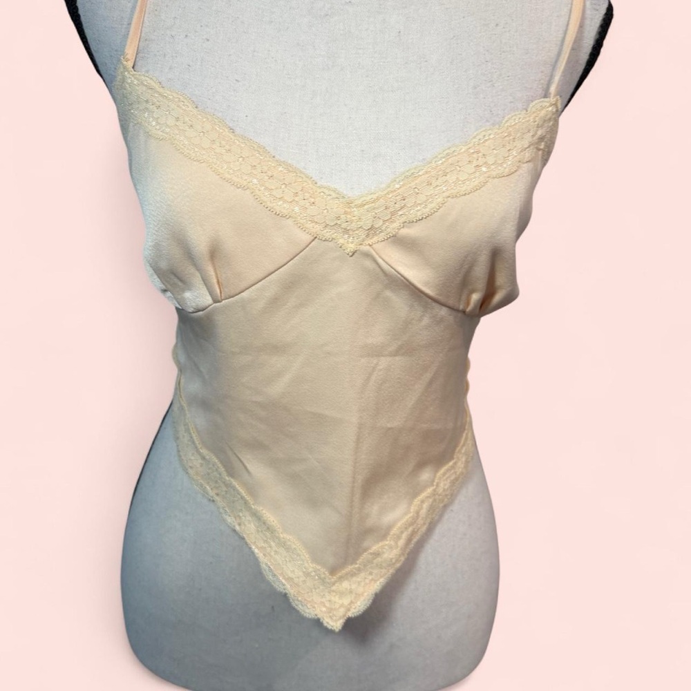 Forever 21 Cream Lace Detail Slip